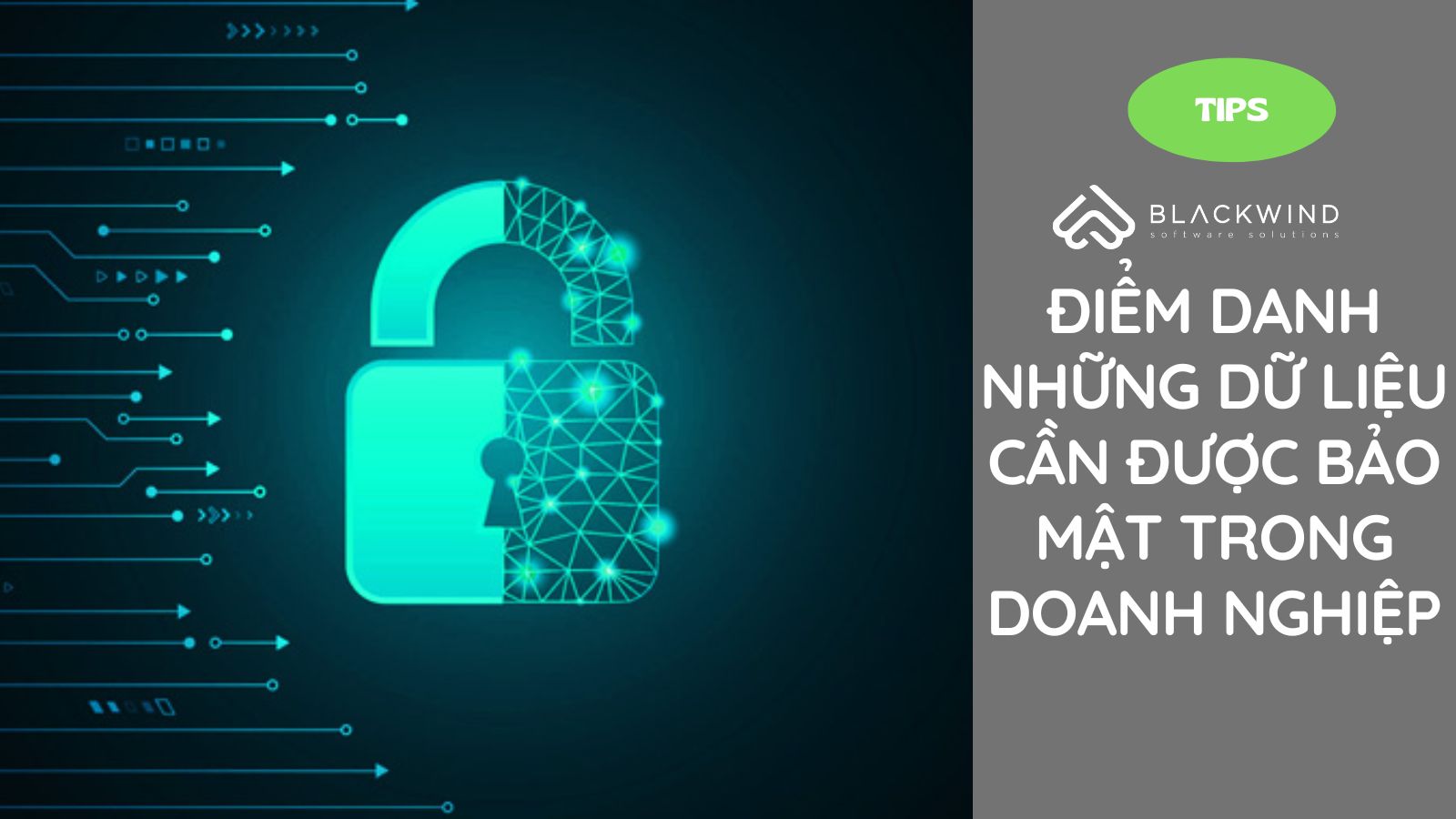 Điểm danh những dữ liệu cần được bảo mật trong doanh nghiệp