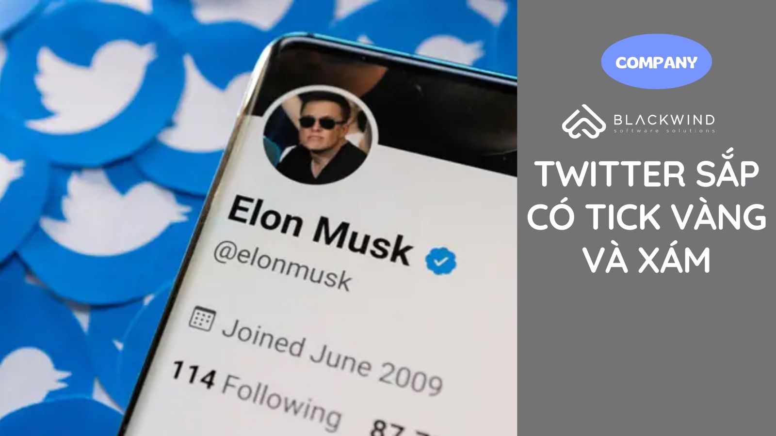 Twitter sắp có tick vàng và xám