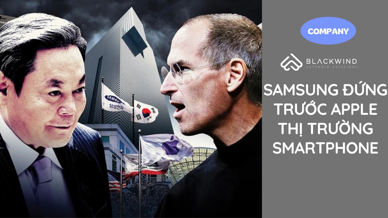 Samsung đứng trước Apple trên thị trường smartphone