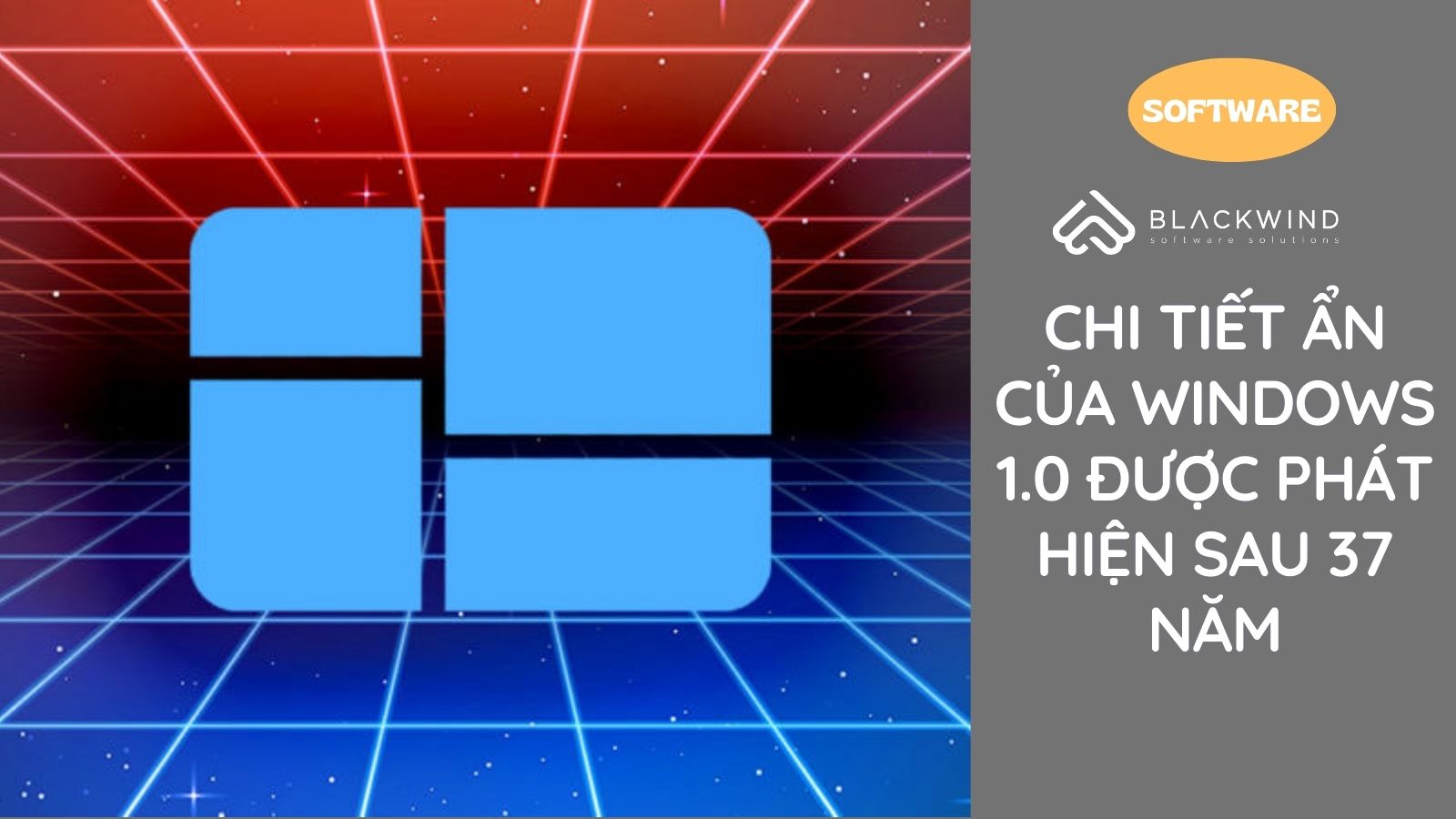 Chi tiết ẩn của Windows 1.0 được phát hiện sau 37 năm