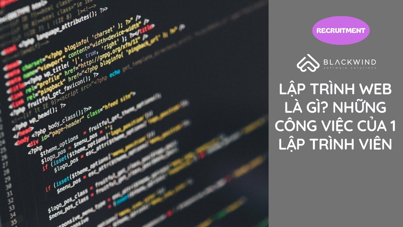 Lập trình web là gì? Những công việc của 1 lập trình viên