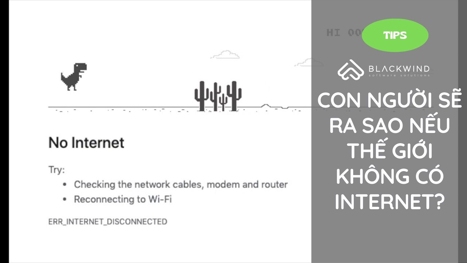 Cuộc sống con người sẽ ra sao nếu thế giới không có Internet?