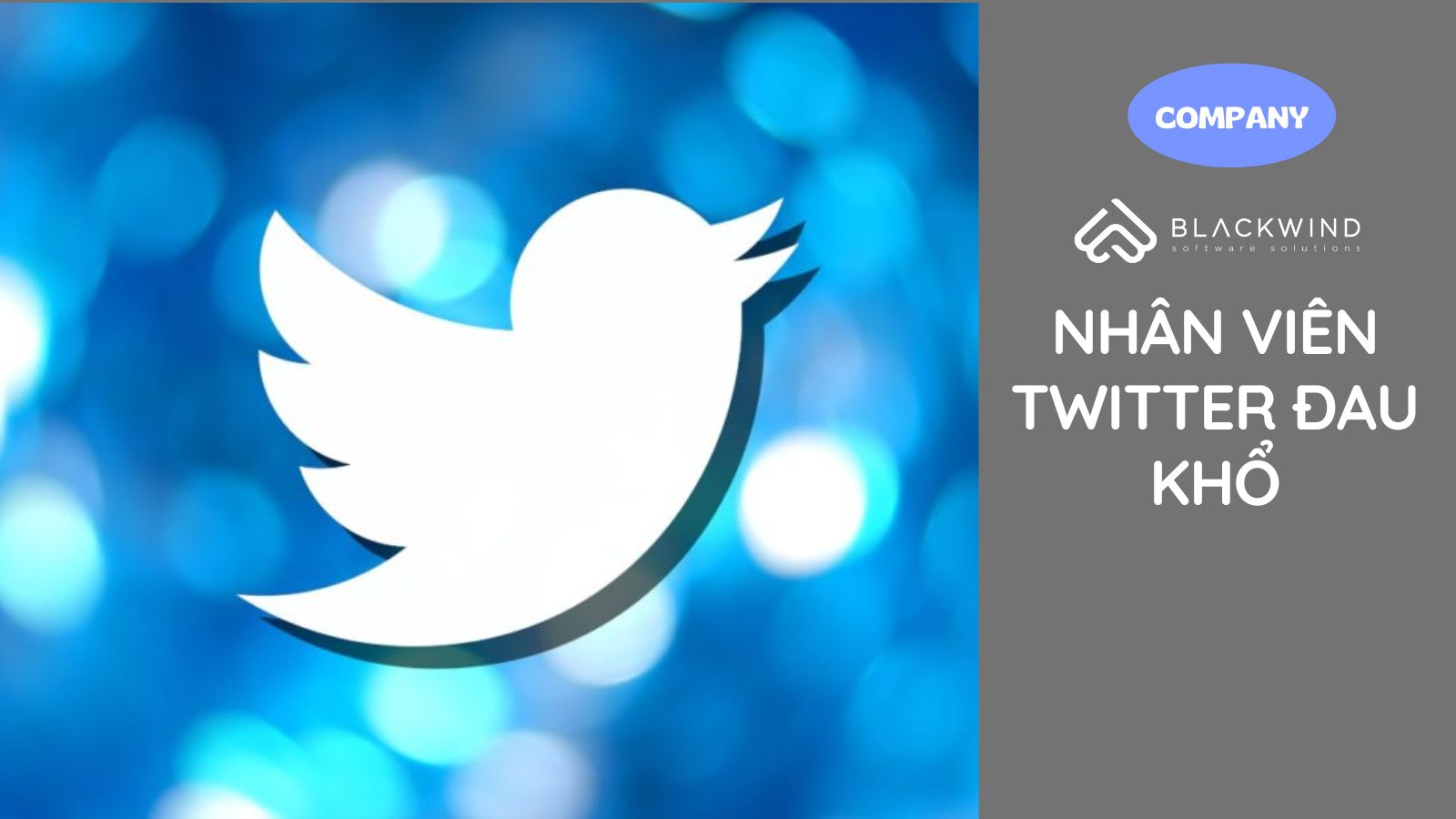 Nhân viên Twitter đau khổ