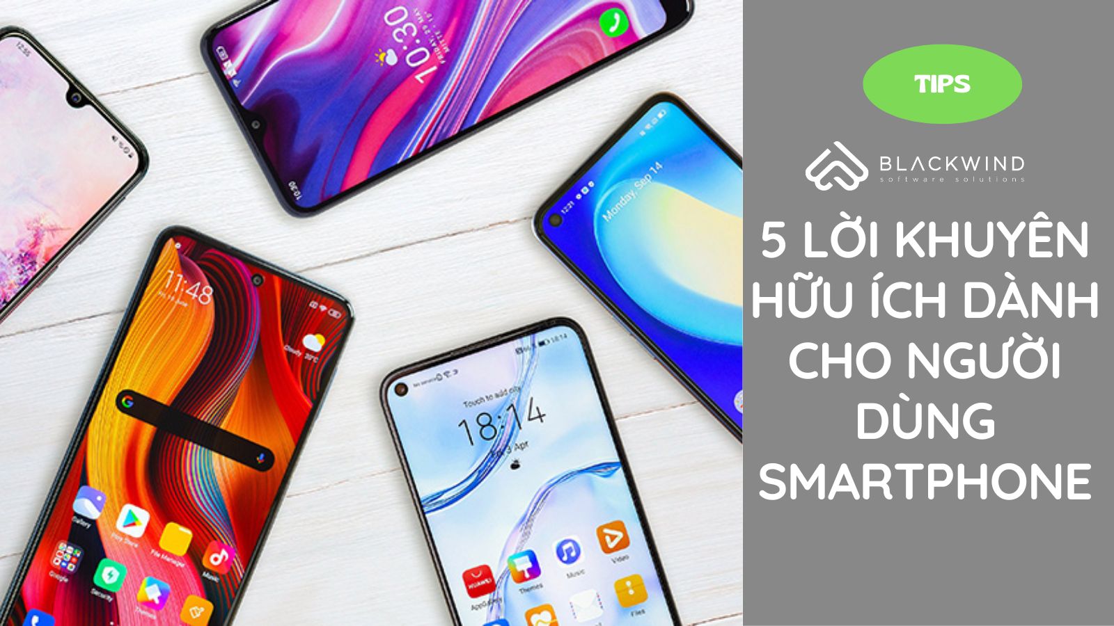 5 lời khuyên hữu ích dành cho người dùng smartphone
